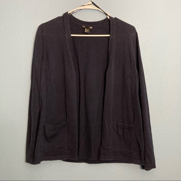 H&M Basics Cardigan - Navy Blue - Size Small - Picture 1 of 7